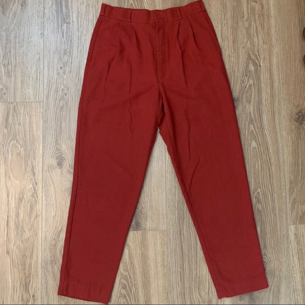 Vintage red trousers